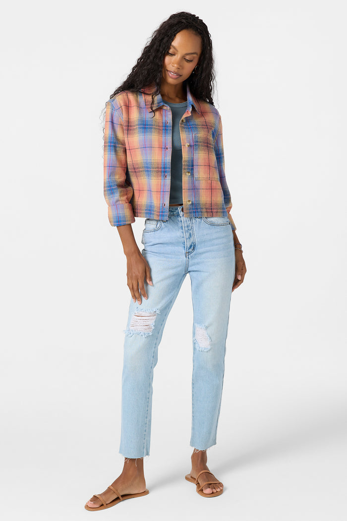 Roy Flannel Long Sleeve Top - Desert Sand | O'Neill