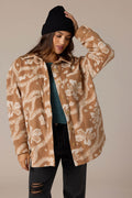 Rune Superfleece Oversized Fit Shacket - Tobacc Brw | O'Neill