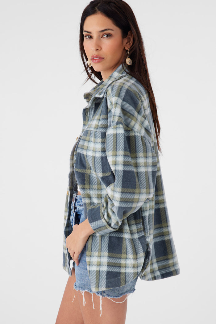 Rune Superfleece Oversized Fit Shacket -  | O'Neill