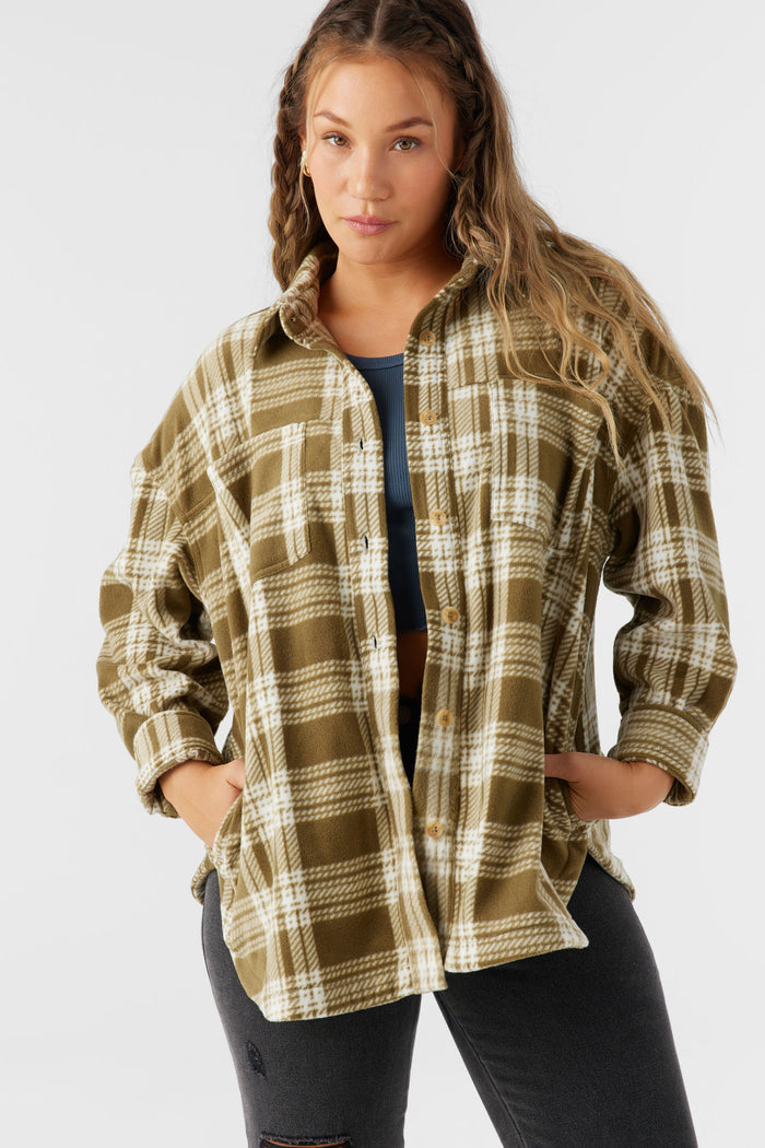 Rune Superfleece Oversized Fit Shacket -  | O'Neill