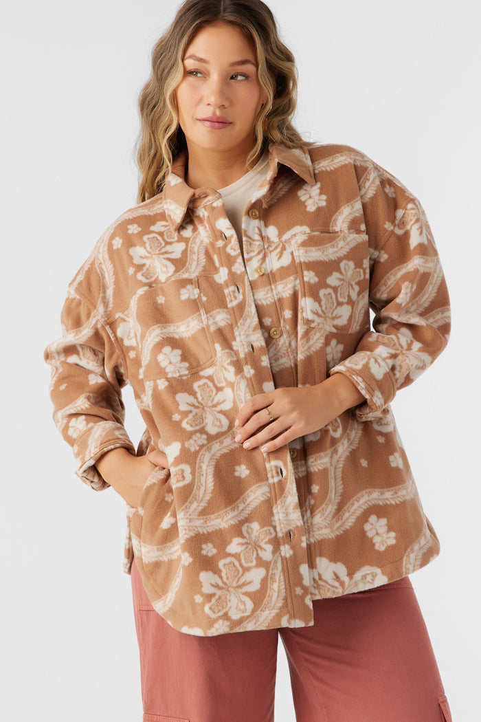 Rune Superfleece Oversized Fit Shacket -  | O'Neill