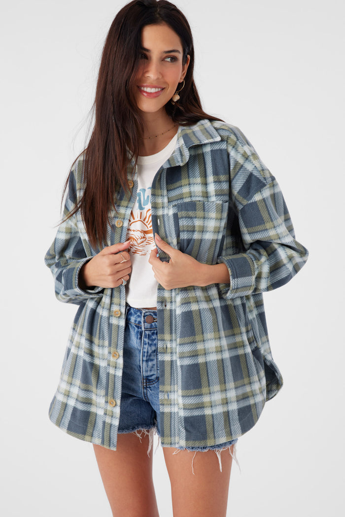 Rune Superfleece Oversized Fit Shacket -  | O'Neill