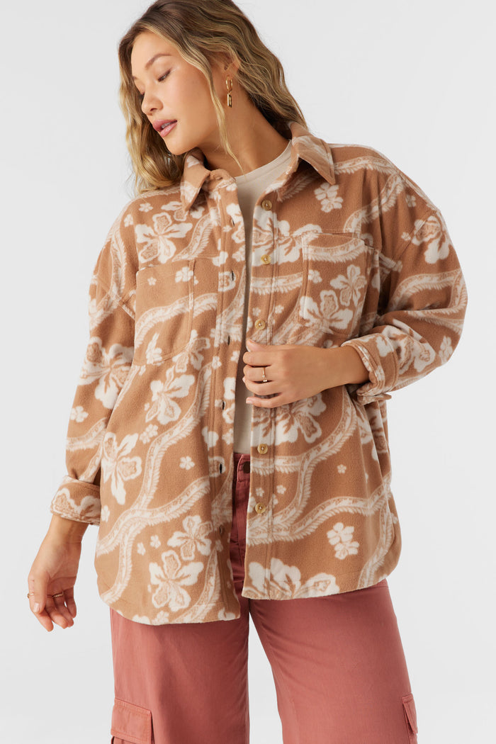 Rune Superfleece Oversized Fit Shacket -  | O'Neill
