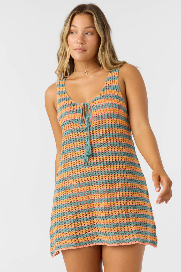 Ryan Stripe Mini Cover-Up Dress - Multi Clr | O'Neill