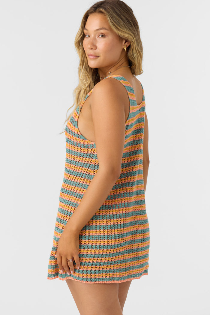 Ryan Stripe Mini Cover-Up Dress - Multi Clr | O'Neill