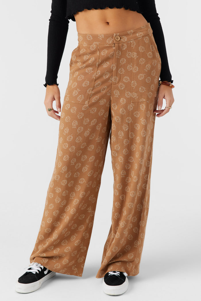 Rylan Valley Floral Beach Pants - Tobacc Brw | O'Neill