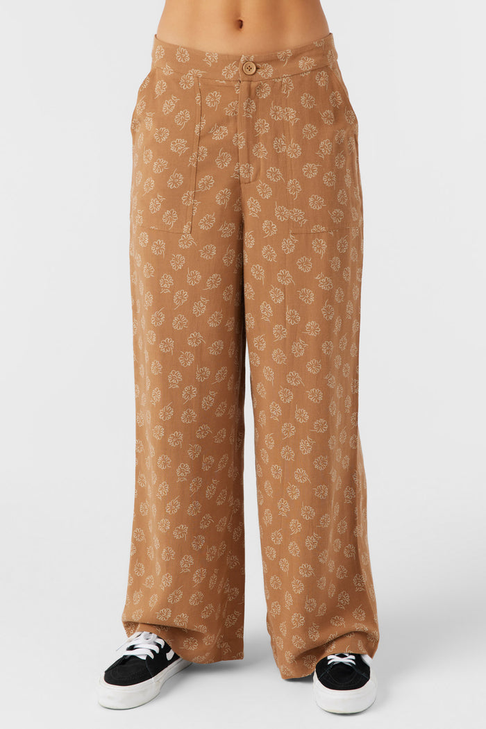 Rylan Valley Floral Beach Pants - Tobacc Brw | O'Neill