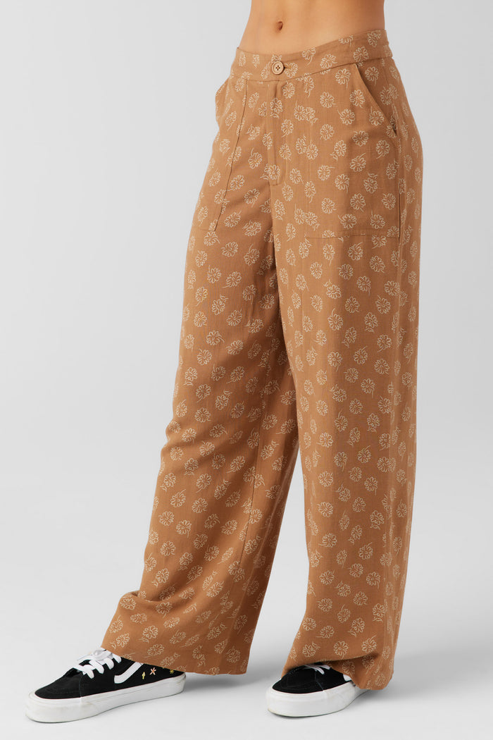 Rylan Valley Floral Beach Pants - Tobacc Brw | O'Neill