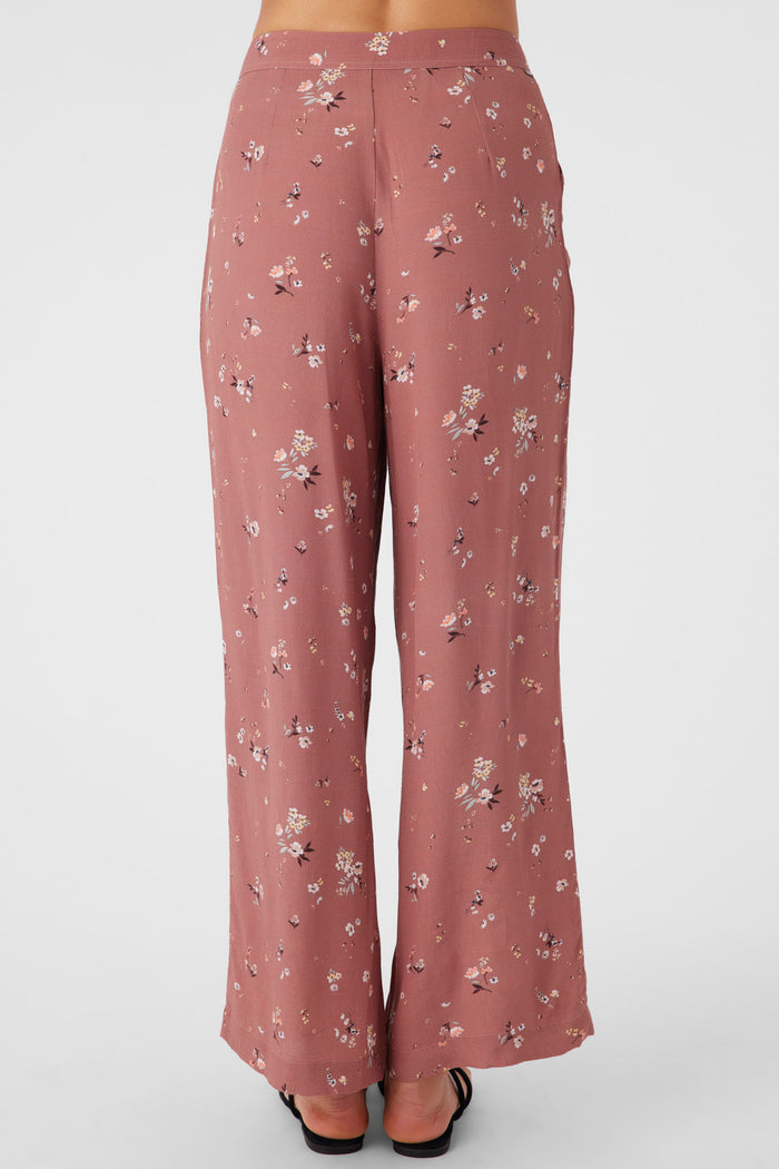 Rylan Venus Ditsy Wide Leg Pants - Burlwood | O'Neill