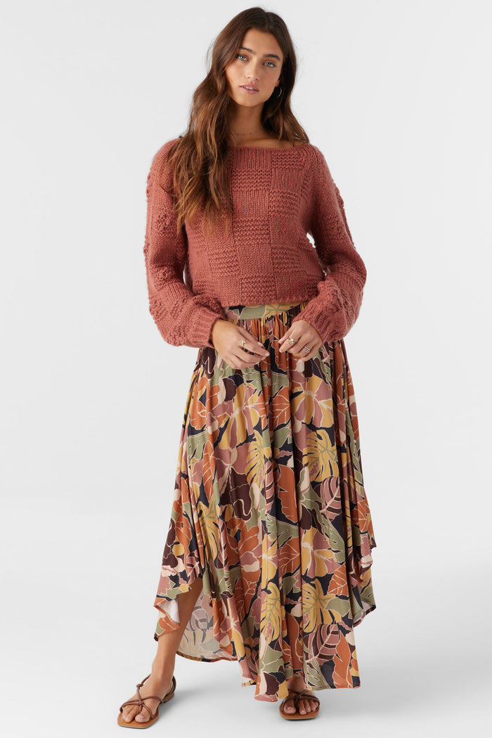 Sacha Long Sleeve Sweater - Cedar Wood | O'Neill