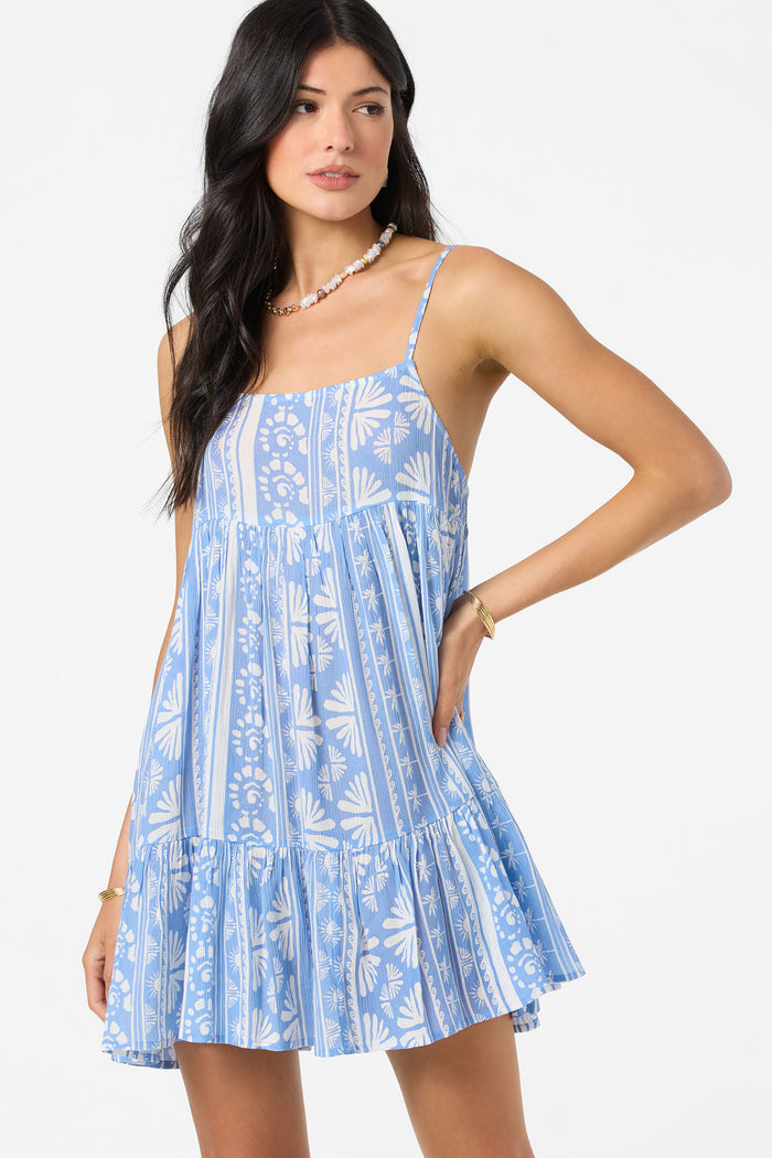 Saltwater Essentials Rilee Printed Mini Cover-Up Dress -  | O'Neill