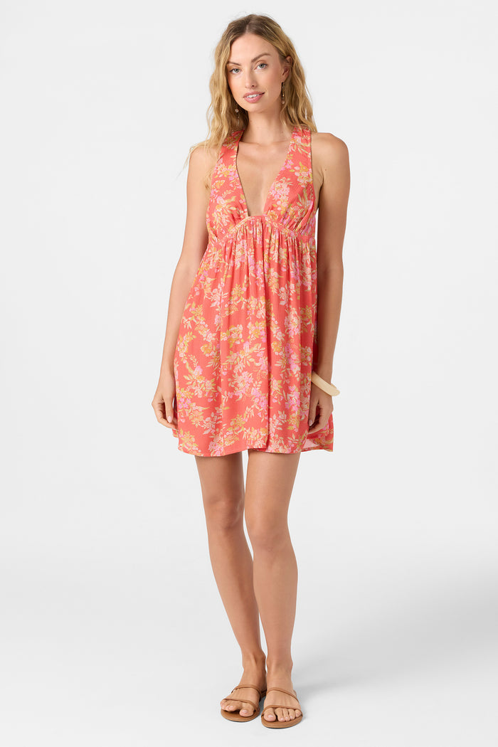 Saltwater Essentials Sarah Printed Dress - Porcelain Rose | O'Neill