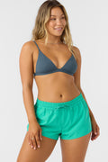 Saltwater Solids Balboa 2" Elastic Boardshorts - Peacock Green | O'Neill