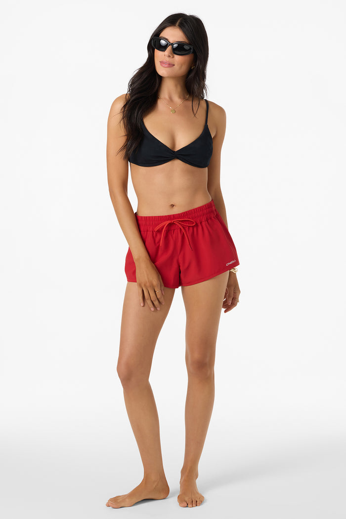 Saltwater Solids Balboa 2" Elastic Boardshorts - Lifeguard Red | O'Neill