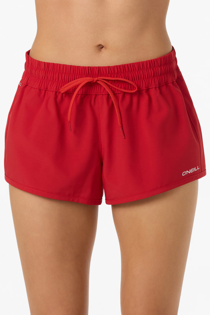 Saltwater Solids Balboa 2" Elastic Boardshorts - Lifeguard Red | O'Neill