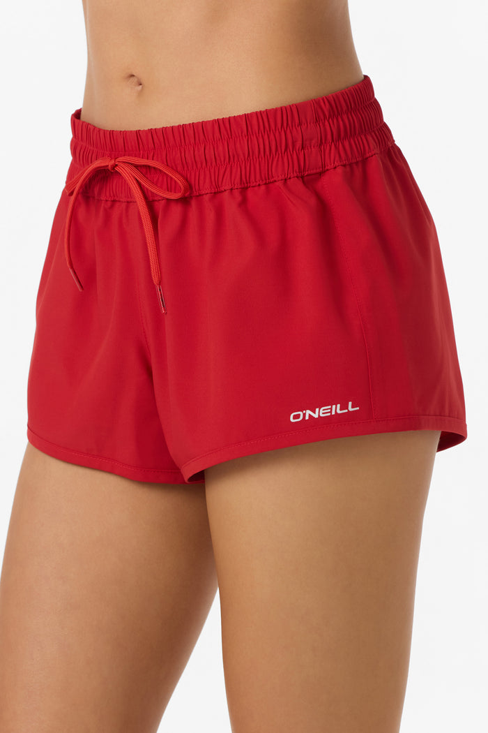 Saltwater Solids Balboa 2" Elastic Boardshorts - Lifeguard Red | O'Neill