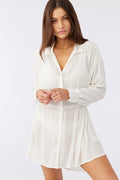 Saltwater Solids Cami Swim Cover-Up - Vanilla | O'Neill