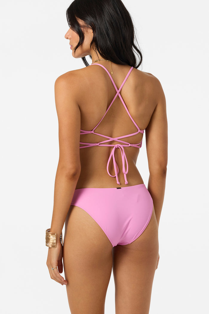 Saltwater Solids Huntington Bralette Top - Begonia | O'Neill