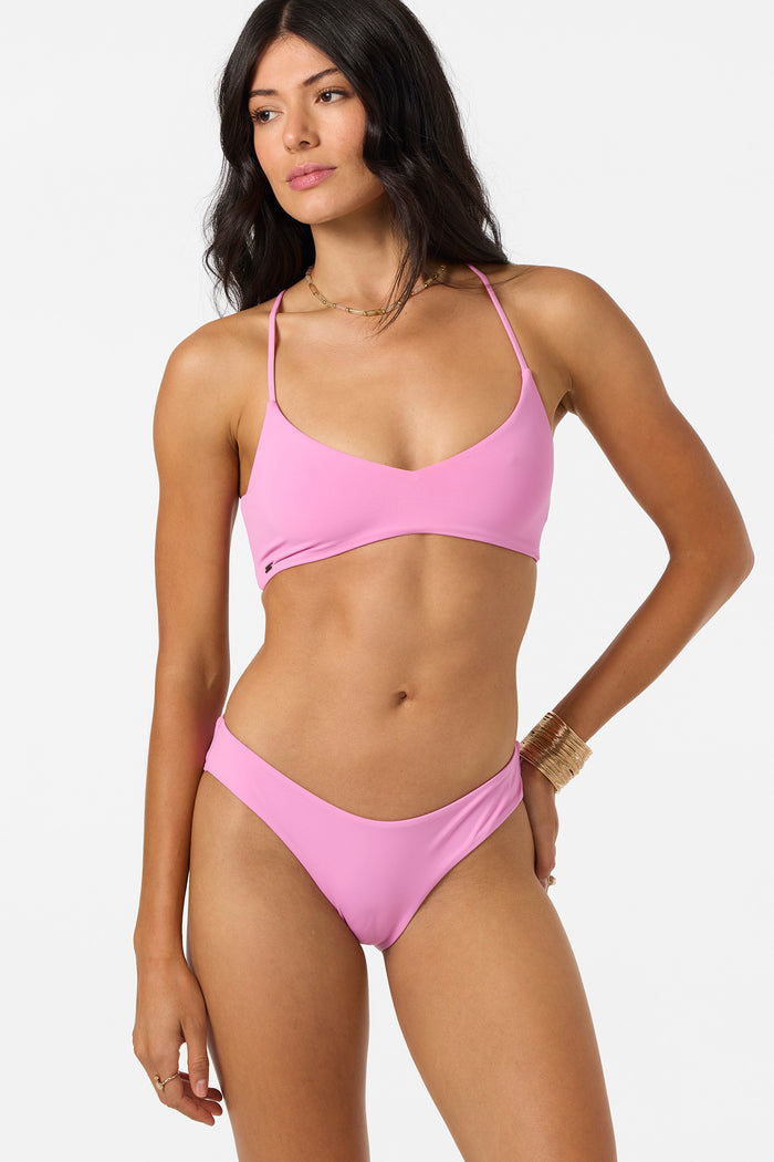 Saltwater Solids Huntington Bralette Top - Begonia | O'Neill