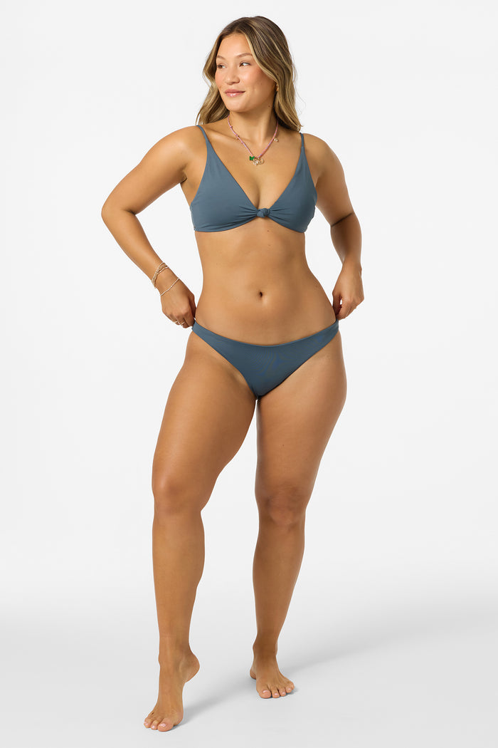 Saltwater Solids Pismo Bralette Top - Slate | O'Neill