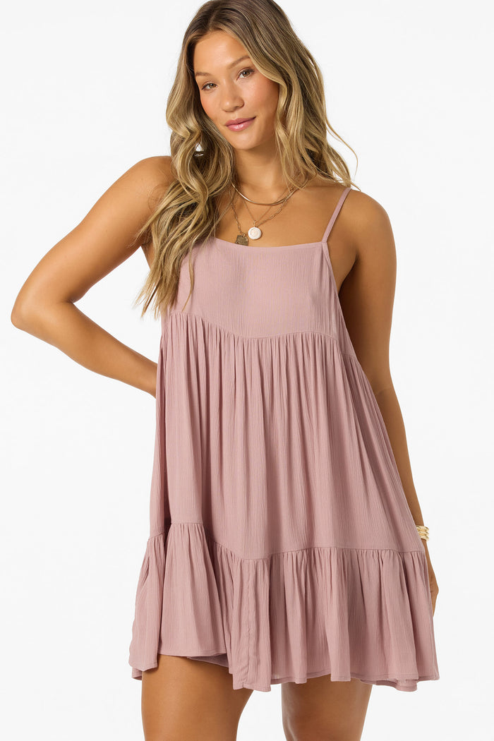Saltwater Solids Rilee Mini Cover-Up Dress - Orchid | O'Neill