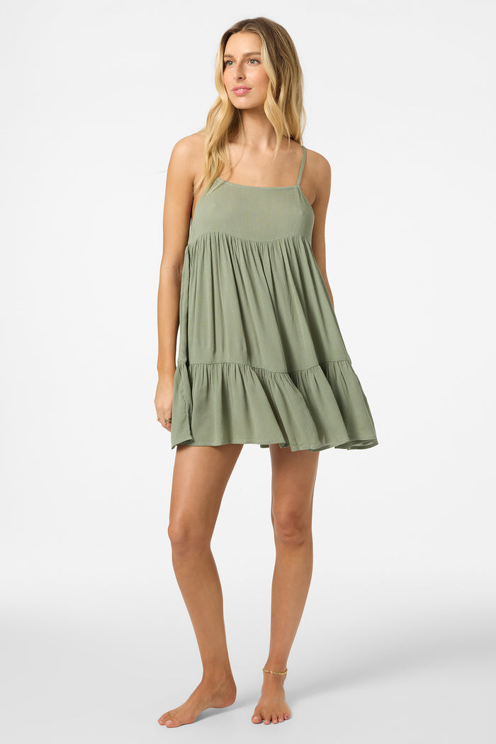 Saltwater Solids Rilee Mini Cover-Up Dress - Sea Spray | O'Neill