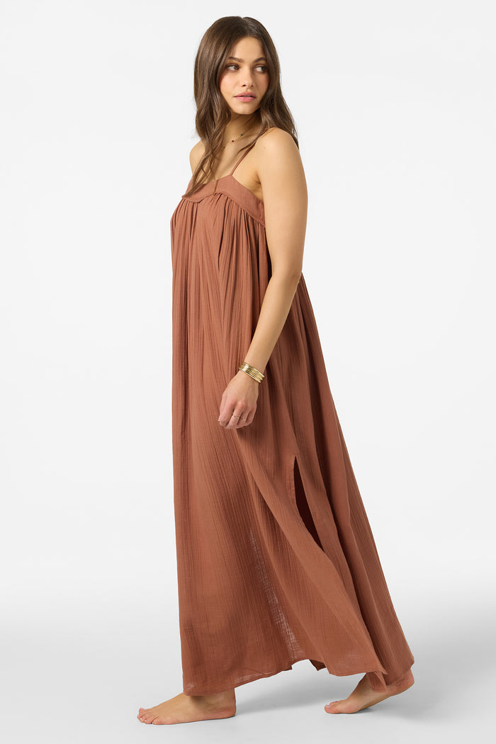 Saltwater Solids Sai Maxi Cover-Up Dress -  | O'Neill