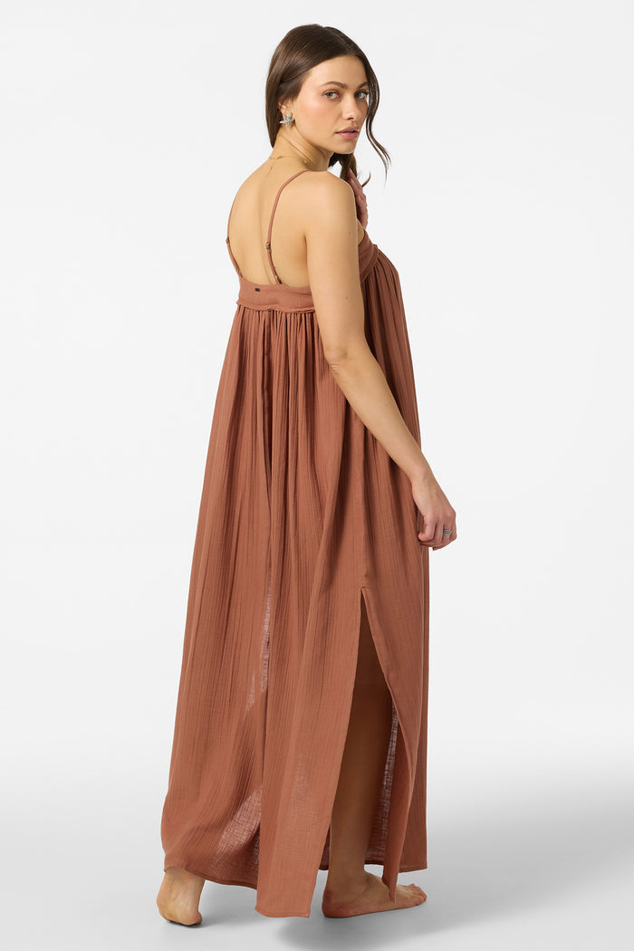 Saltwater Solids Sai Maxi Cover-Up Dress -  | O'Neill