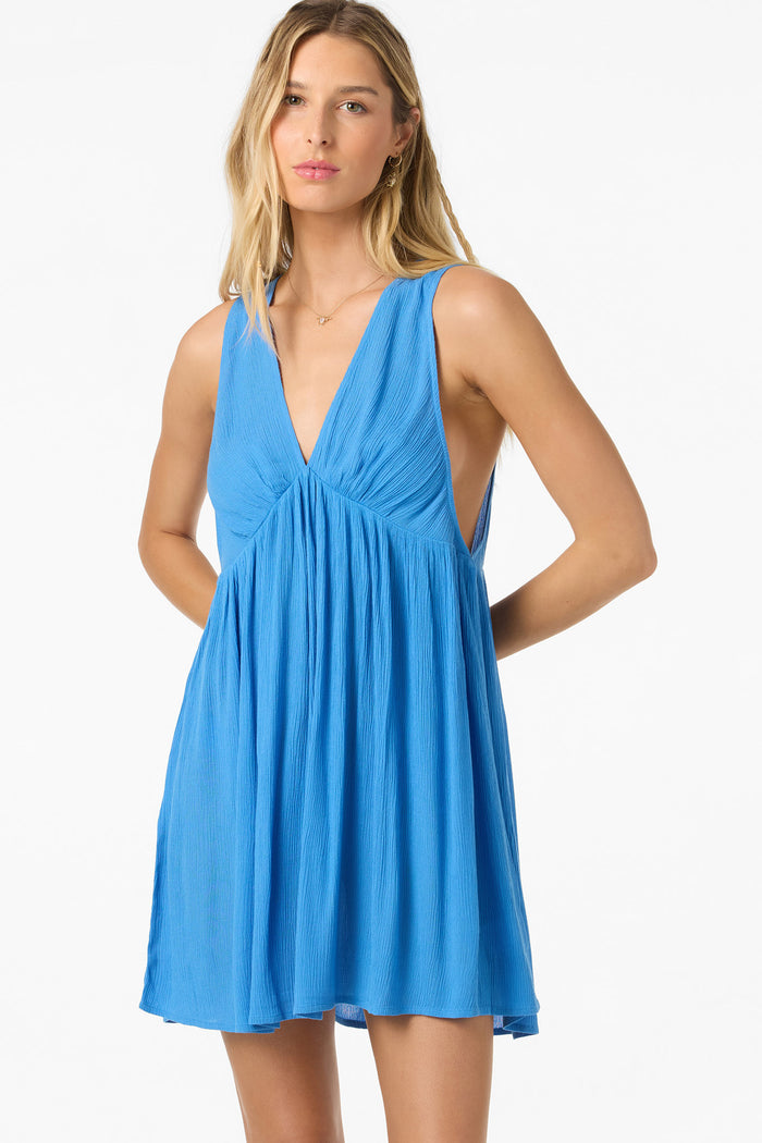 Saltwater Solids Teddy Mini Cover-Up Dress -  | O'Neill