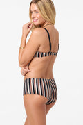 Sand Dollar Stripe Surfs Up Full Bottoms - Black | O'Neill