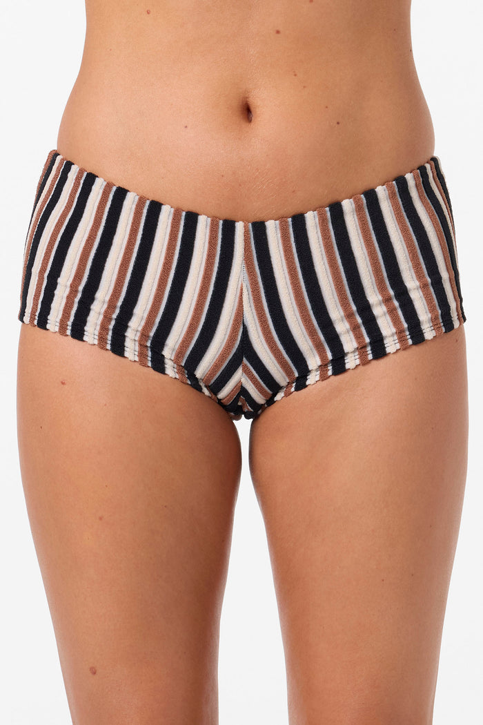 Sand Dollar Stripe Surfs Up Full Bottoms - Black | O'Neill