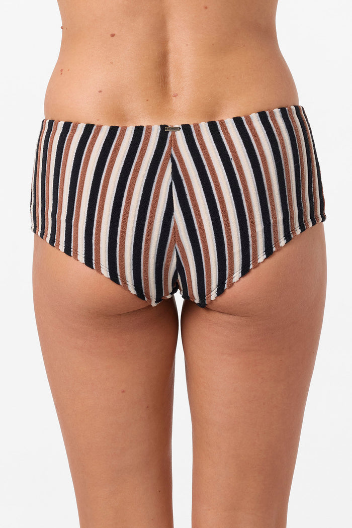 Sand Dollar Stripe Surfs Up Full Bottoms - Black | O'Neill