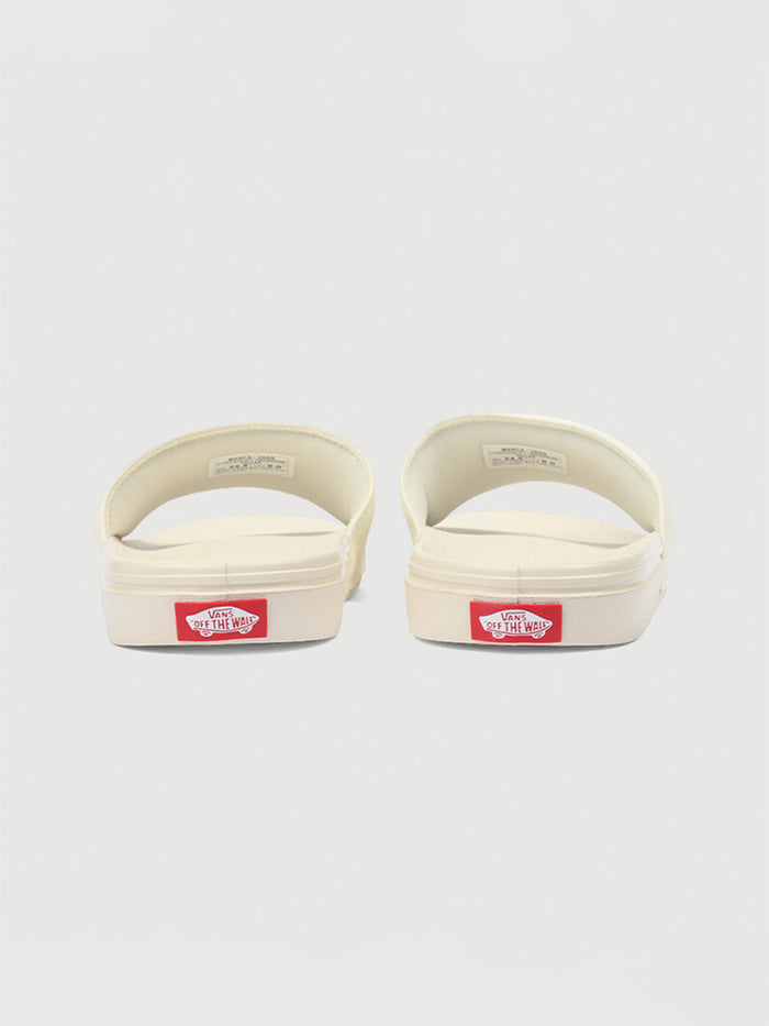 Sandalias Mujer La Costa Slide On Blanca Vans