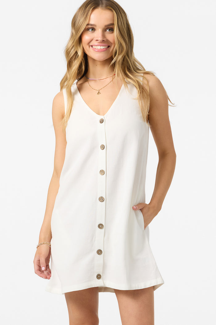 Sanders Mini Dress - White | O'Neill