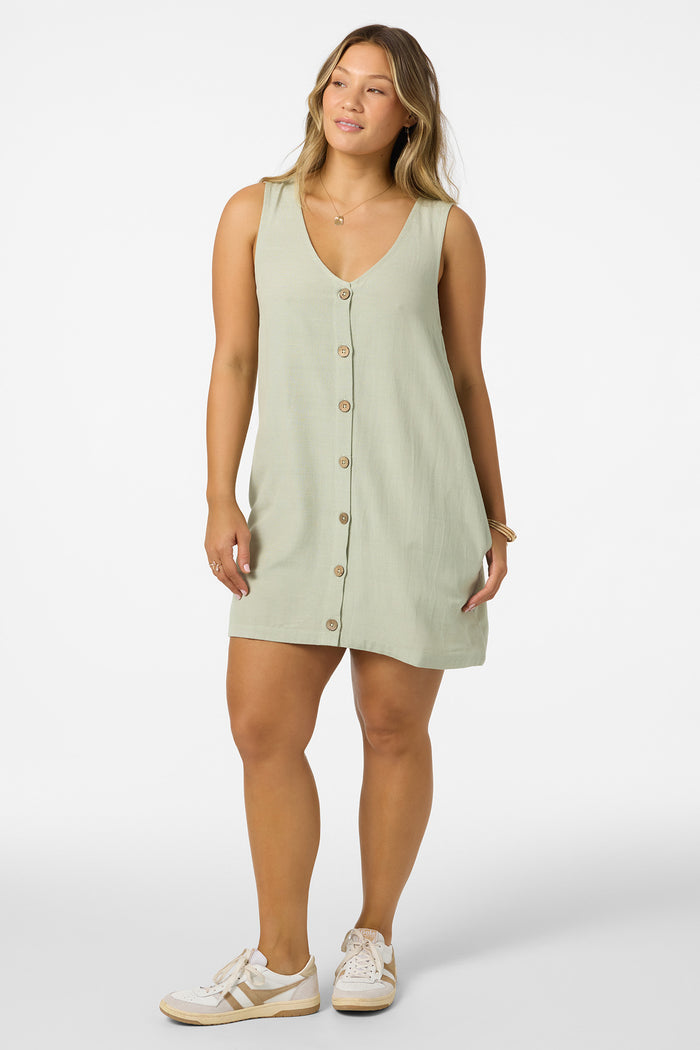 Sanders Mini Dress - Desert Sage | O'Neill