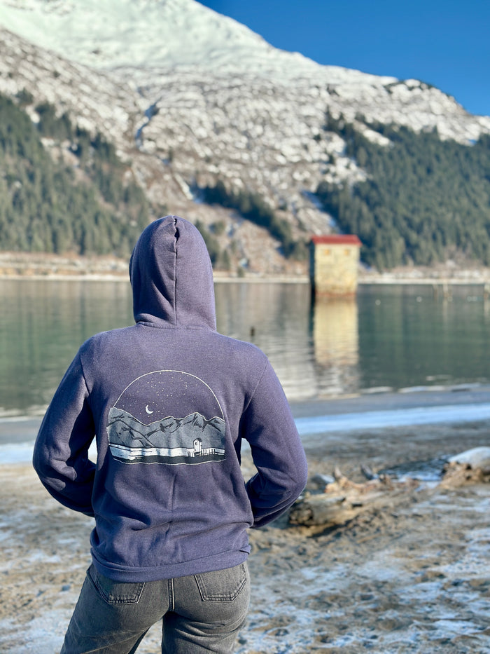 Sandy Beach Zip-up Hoodie - Unisex
