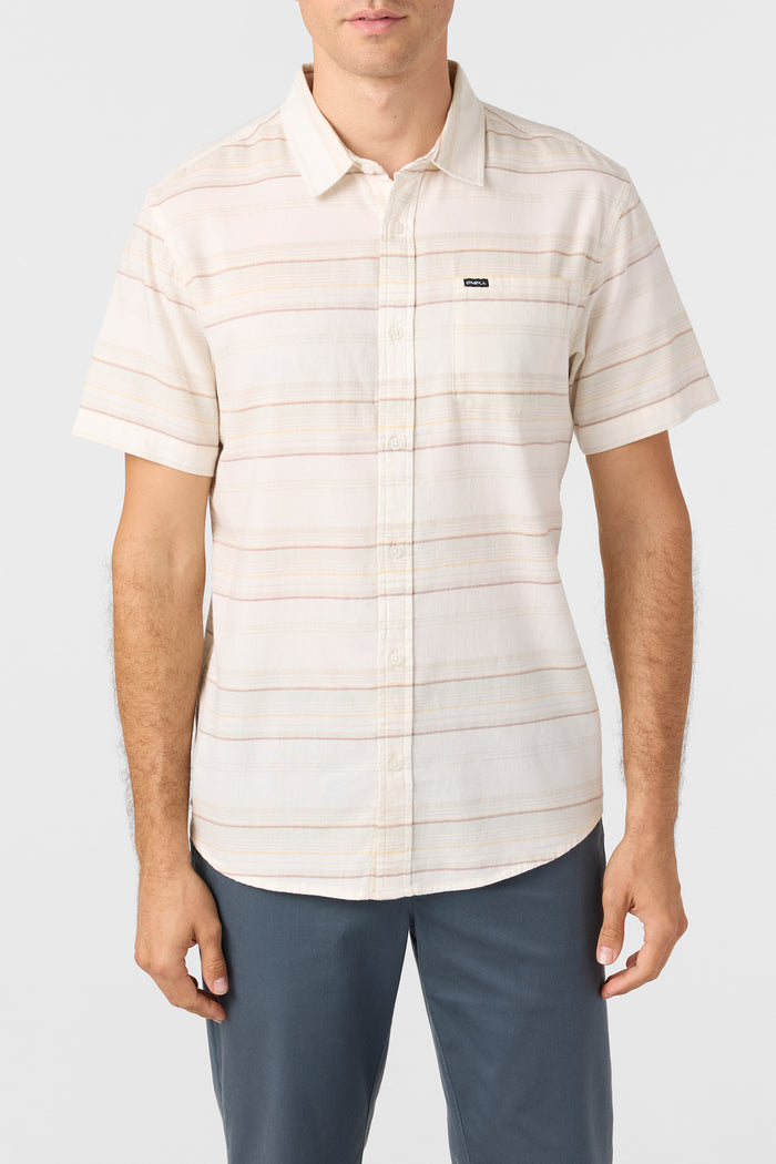 Seafaring Stripe Stretch Standard Fit Shirt - White | O'Neill