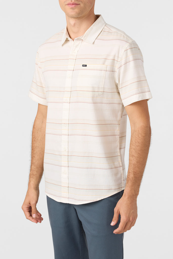 Seafaring Stripe Stretch Standard Fit Shirt - White | O'Neill