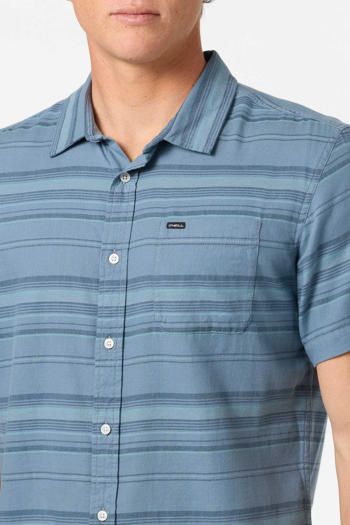 Seafaring Stripe Stretch Standard Fit Shirt - Blue Mirage | O'Neill