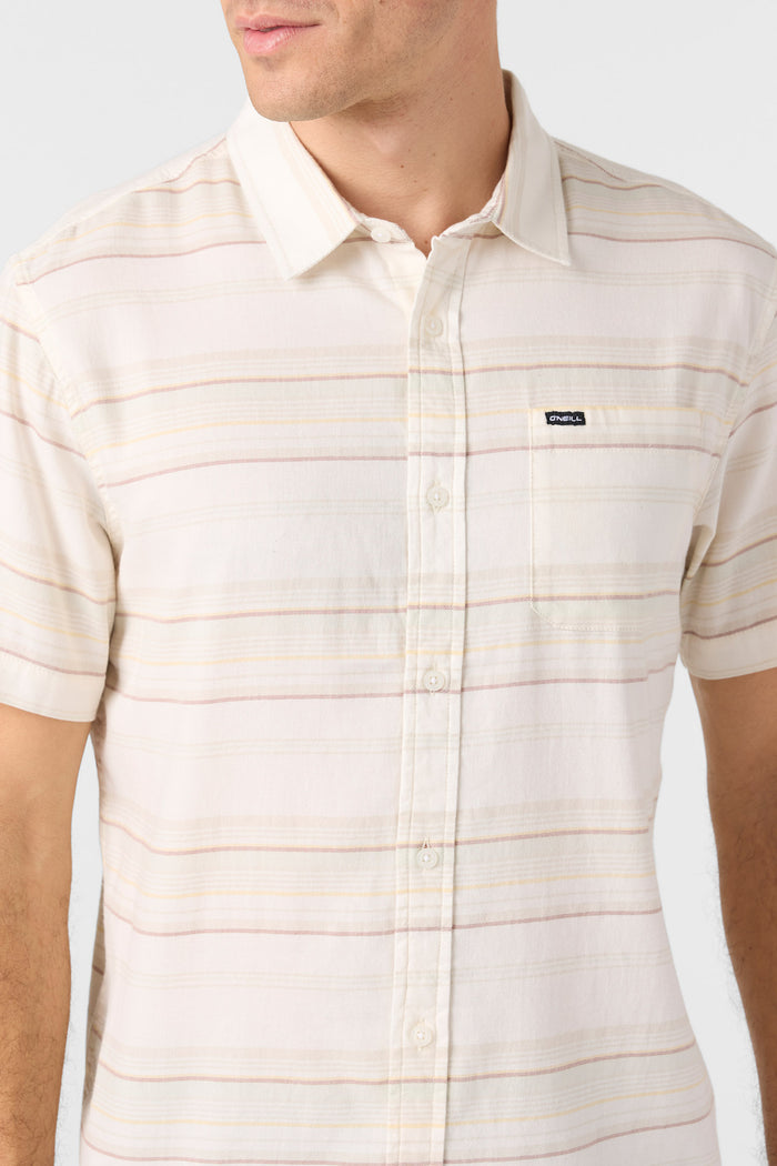 Seafaring Stripe Stretch Standard Fit Shirt - White | O'Neill