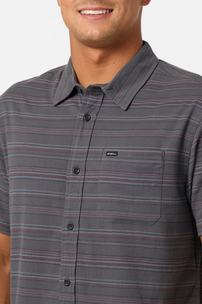 Seafaring Stripe Stretch Standard Fit Shirt - Graphite | O'Neill