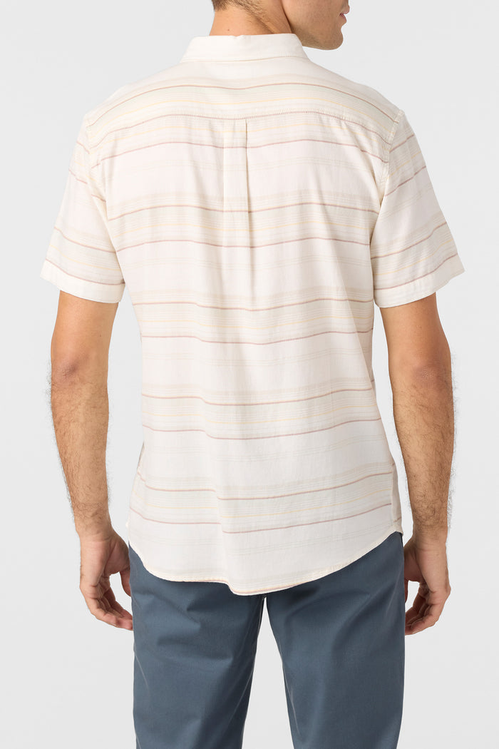 Seafaring Stripe Stretch Standard Fit Shirt - White | O'Neill