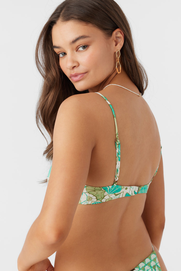 Shell Abstract Malibu Bralette Top - Multi Clr | O'Neill