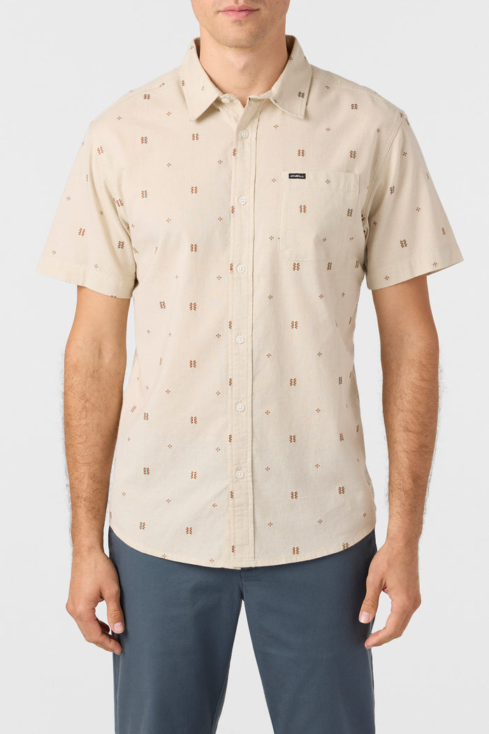 Shields Dobby Standard Fit Shirt - Lt Khaki | O'Neill