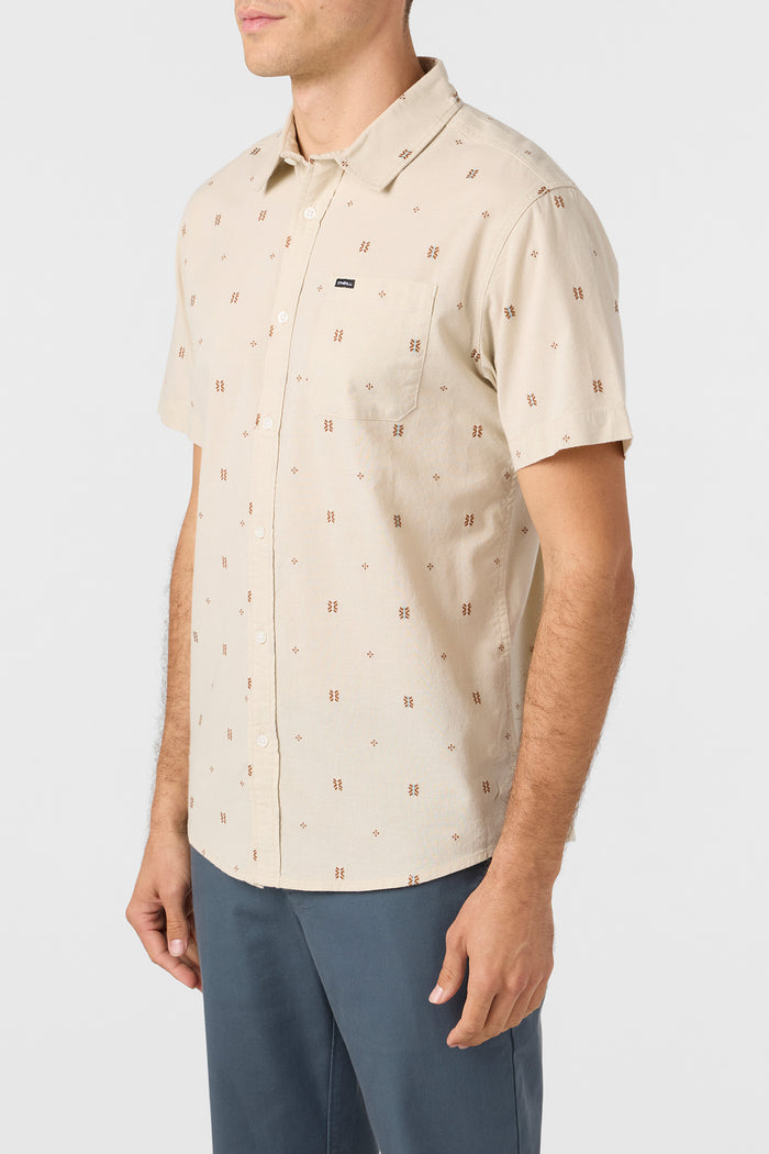 Shields Dobby Standard Fit Shirt - Lt Khaki | O'Neill