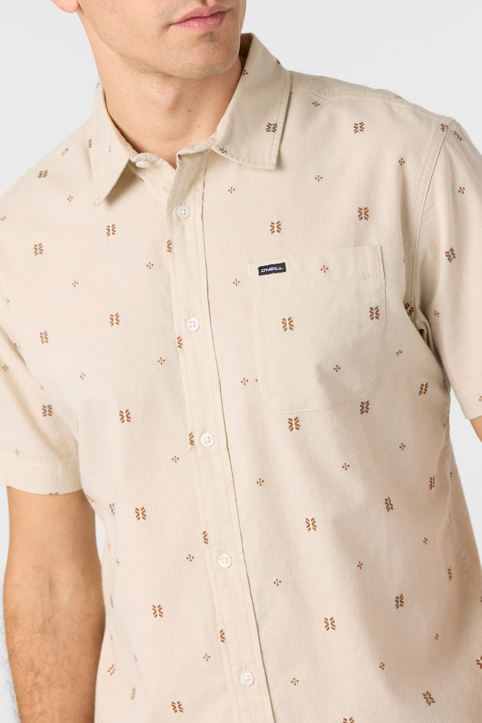 Shields Dobby Standard Fit Shirt - Lt Khaki | O'Neill