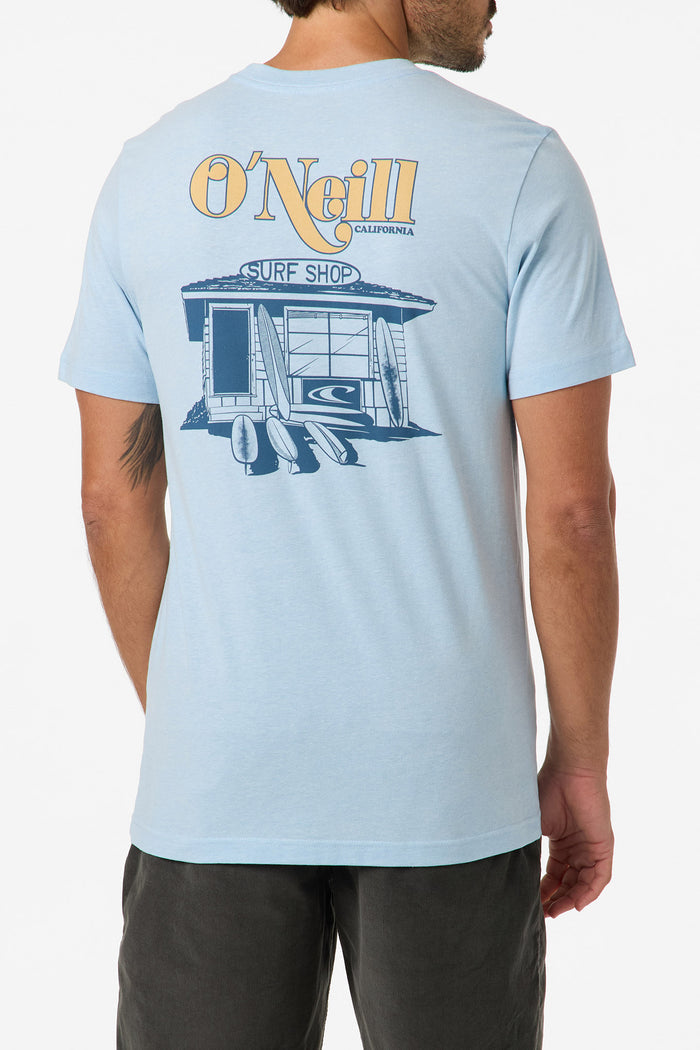 Shop Classic Tee - Sky Blue Heather | O'Neill