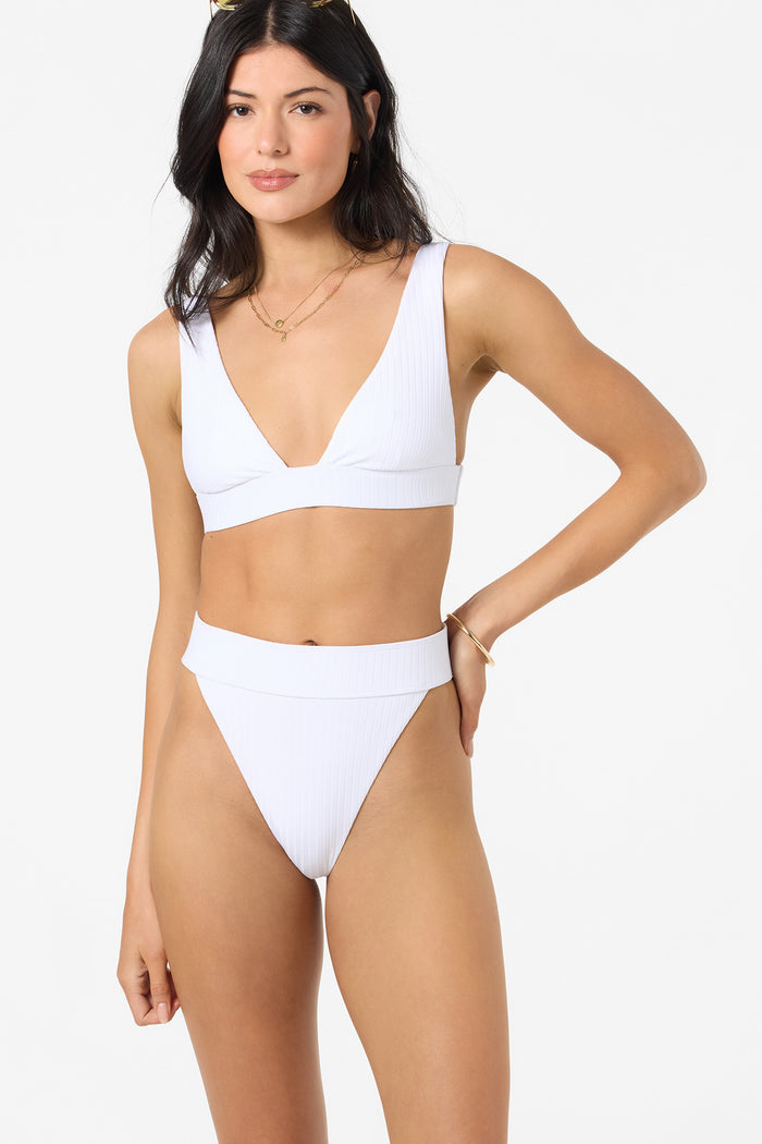 Shorebreak Rib Cancun Bralette Top - White | O'Neill