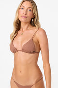 Shorebreak Rib Tanning Triangle Top - Carob Brown | O'Neill