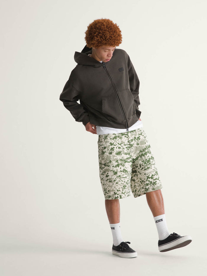 Short Hombre Check-5 Baggy Canvas Beige/Crudo Vans